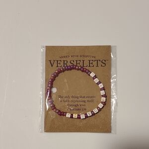 Purple Beaded Bracelet